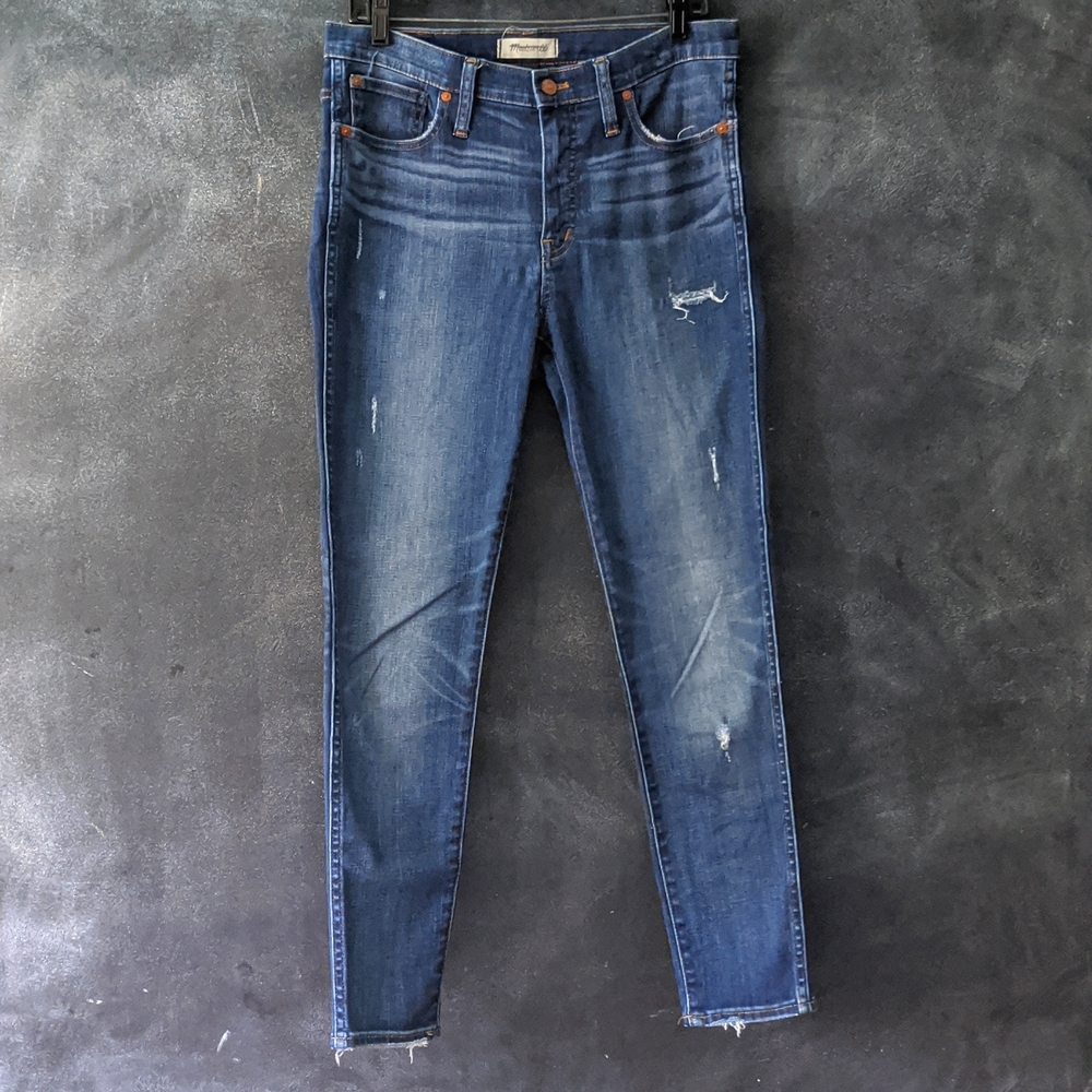 Madewell 9" High Rise Skinny Denim Jeans Size 30